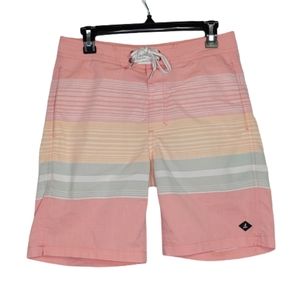 Sperry Striped Board Shorts w/ Pockets Size 28 GUC